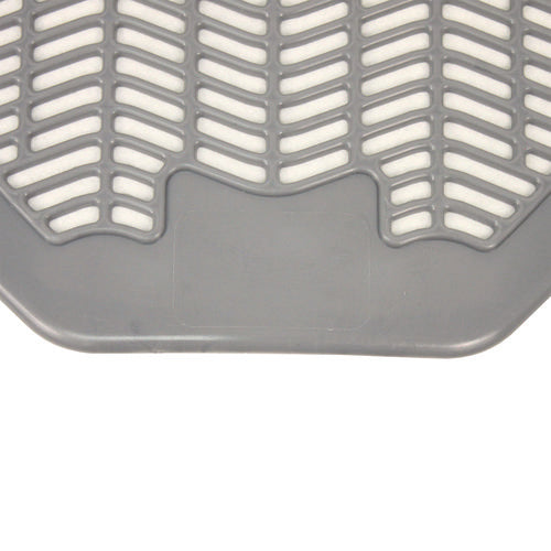 Image of Impact® Disposable Urinal Floor Mat, Nonslip, Orchard Zing Scent, 17.5 x 20.38, Gray, 6/Carton
