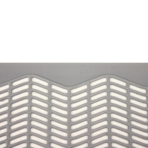 Image of Impact® Disposable Urinal Floor Mat, Nonslip, Orchard Zing Scent, 17.5 x 20.38, Gray, 6/Carton