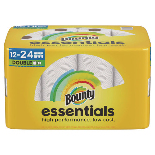 Image of Bounty® Essentials Select-A-Size Kitchen Roll Paper Towels, 2-Ply, 108 Sheets/Roll, 12 Rolls/Carton