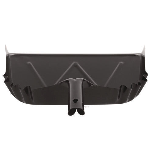 Image of Impact® Heavy-Duty Commercial Dust Pan, 16 X 15.5, 5.38" Handle, 20-Gauge Steel, Black