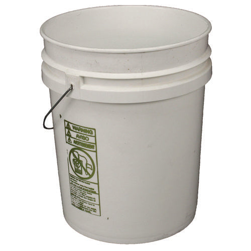 Image of Impact® Utility Bucket with Lid, 5 gal, Polyethylene, White, 11.25" dia