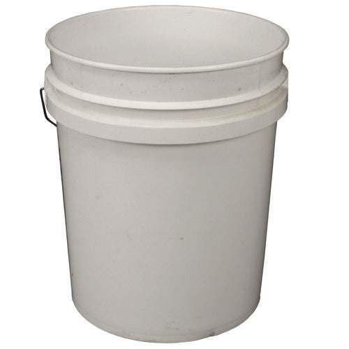 Image of Impact® Utility Bucket with Lid, 5 gal, Polyethylene, White, 11.25" dia