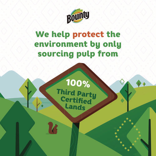Image of Bounty® Essentials Select-A-Size Kitchen Roll Paper Towels, 2-Ply, 108 Sheets/Roll, 12 Rolls/Carton