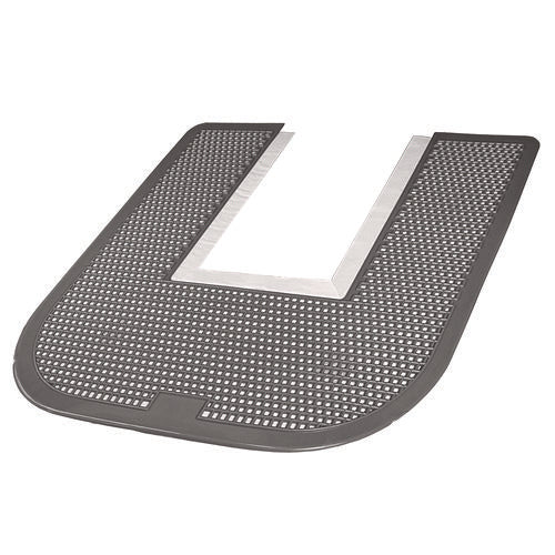 Image of Impact® Disposable Toilet Floor Mat, Nonslip, Orchard Zing Scent, 23 x 21.63, Gray, 6/Carton