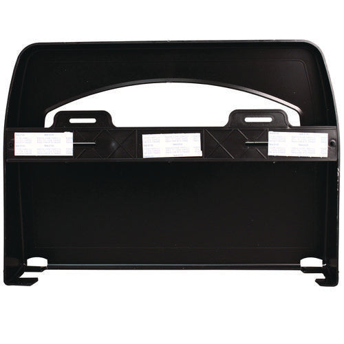 Image of Impact® Toilet Seat Cover Dispenser, 16.4 X 3.05 X 11.9, Black, 2/carton
