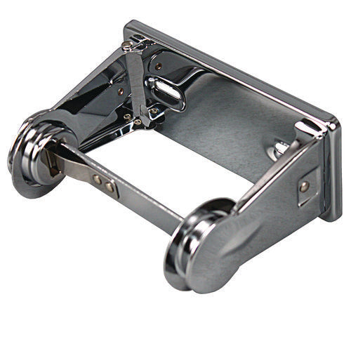 Image of Impact® Single Roll Toilet Tissue Dispenser, 6.5 X 4.5 X 2.75, Chrome, 1 Dozen