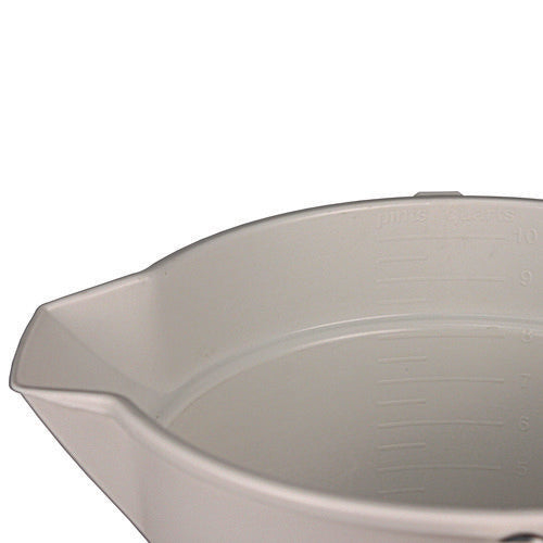 Image of Impact® Deluxe Heavy-Duty Bucket, 10 qt, Polypropylene, Gray, 10.63" dia