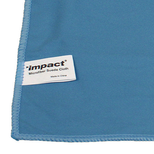 Image of Impact® Lightweight Microfiber Cloths, 16 X 16, Blue, 12/pack, 18 Packs/carton