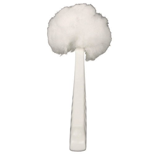 Image of Impact® Deluxe Toilet Bowl Mop, 10" Handle, 4.5" Mop Head, White, 25/Carton