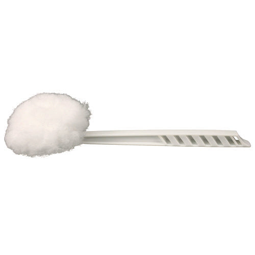Image of Impact® Deluxe Toilet Bowl Mop, 10" Handle, 4.5" Mop Head, White, 25/Carton