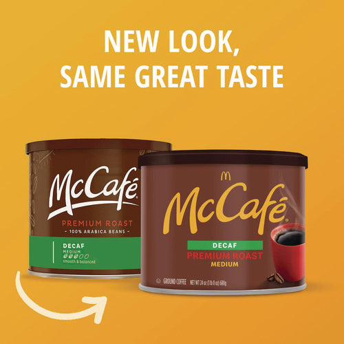 Image of McCafe® Ground Coffee, Premium Roast Decaf, 24 oz Can