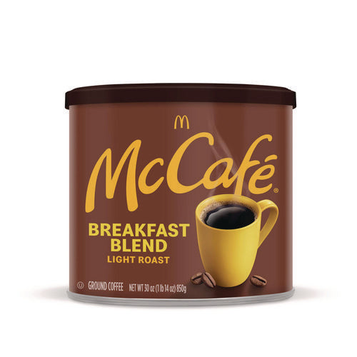 Image of McCafe® Ground Coffee, Breakfast Blend, 30 Oz Can