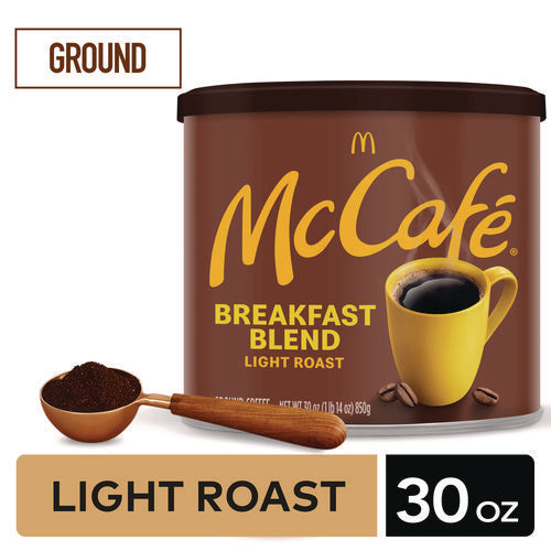 Image of McCafe® Ground Coffee, Breakfast Blend, 30 Oz Can