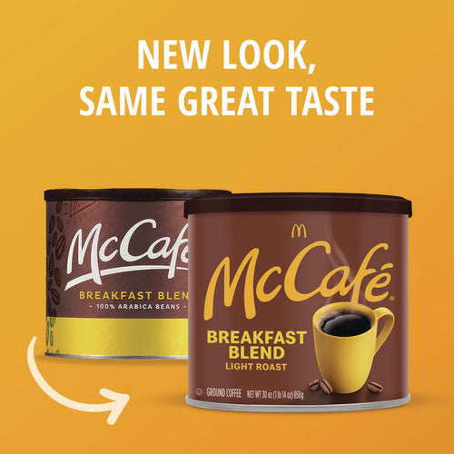 Image of McCafe® Ground Coffee, Breakfast Blend, 30 Oz Can
