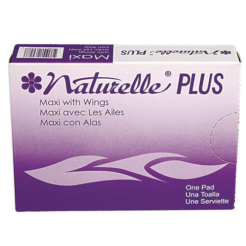 Image of Impact® Naturelle Maxi Pads Plus, #4 With Wings, 250 Individually Wrapped/carton