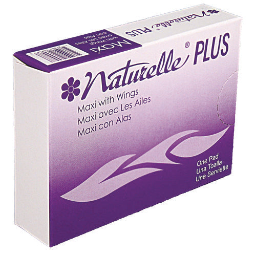 Image of Impact® Naturelle Maxi Pads Plus, #4 With Wings, 250 Individually Wrapped/carton