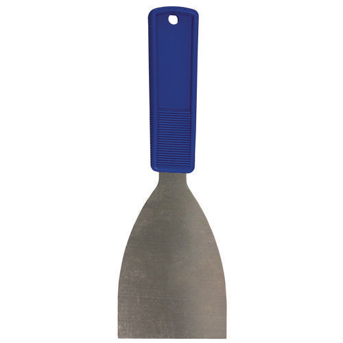 Image of Impact® Putty Knife, 3" Wide, Stainless Steel Blade, Blue Polypropylene Handle