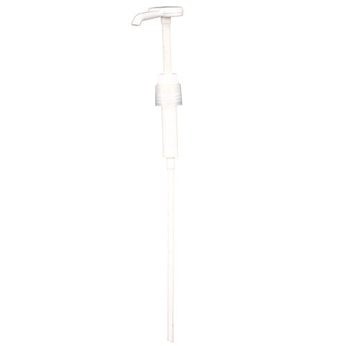 Image of Impact® Economy Plastic Dispensing Pump with Senior Rieke Adapter for 5 gal Pails and 38 mm Screwcap for 1 gal Jugs, White
