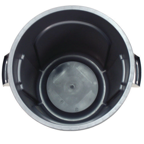 Image of Impact® Value-Plus Containers, 20 gal, Low-Density Polyethylene, Gray