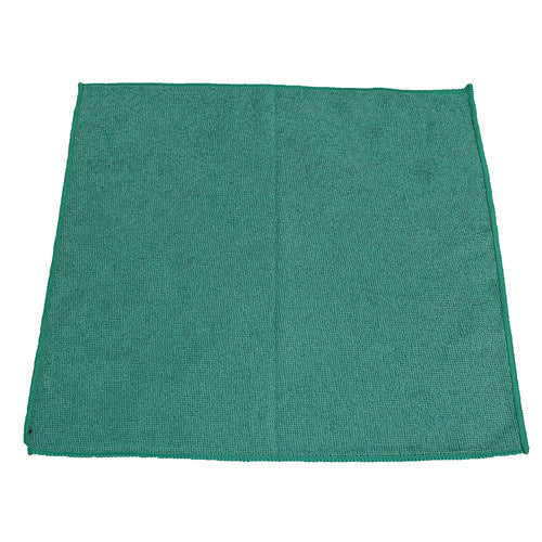Image of Impact® Lightweight Microfiber Cloths, 16 X 16, Green, 240/carton