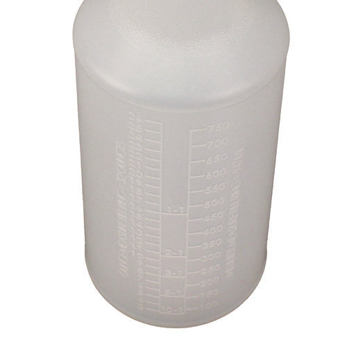 Image of Impact® Plastic Bottles With Graduations, 32 Oz, Clear, 12/carton