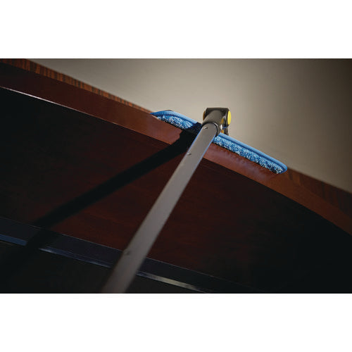 Image of Rubbermaid® Commercial Twisted Loop Blend Dust Mop, Polyester Yarn, 48", Blue, 12/Carton
