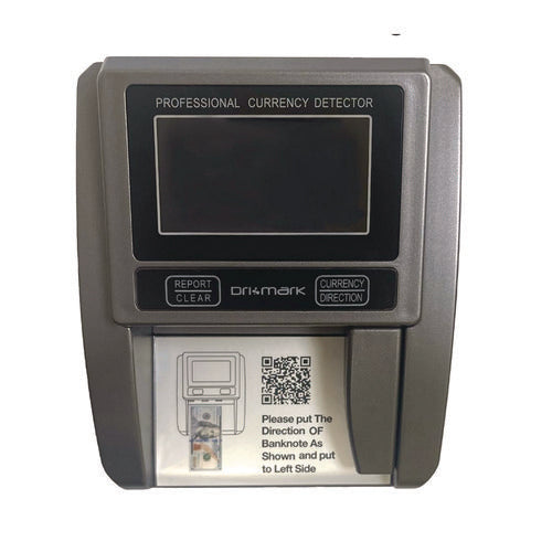 Image of Dri-Mark® Counterfeit Detector Machine, Color; Infrared; Magnetic Strip Detection; Magnetic Ink; Size, 4.5 x 5.5 x 3.5