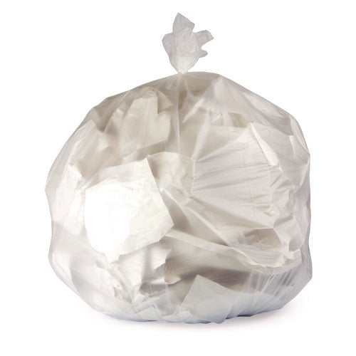 Image of Heritage High-Density Waste Can Liners, 4 gal, 6 mic, 17" x 18", Natural, 2,000/Carton