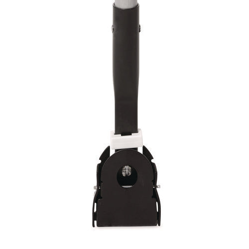 Image of Rubbermaid® Commercial Snap-On Fiberglass Dust Mop Handle, 1" dia x 60", Gray/Black