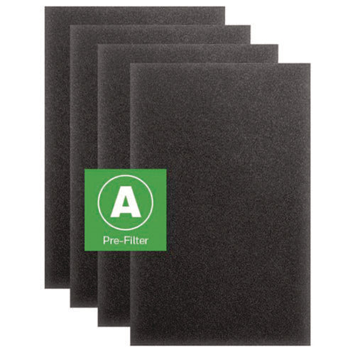Image of Honeywell Pre-Cut Carbon Pre-Filter, Fits Models: HPA094/HPA100/HPA101/HPA104/HPA105/HPA106/HPA3100/HPA5100/HPA5150, Box of 4 Filters