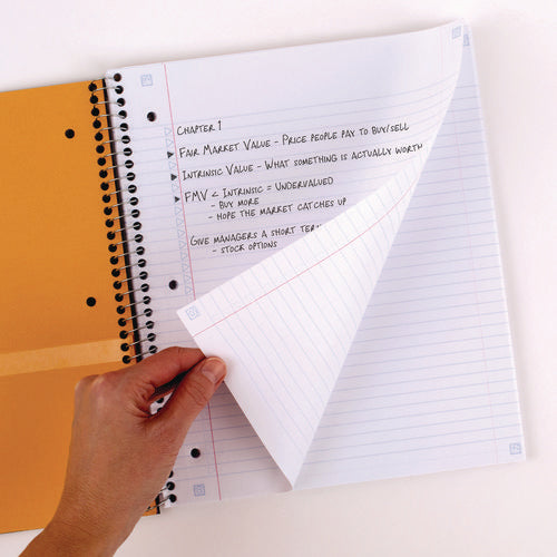 Image of Five Star® Wirebound Notebook, 5-Subject, Medium/College Rule, Randomly Assorted Cover Color, (200) 11 x 8.5 Sheets