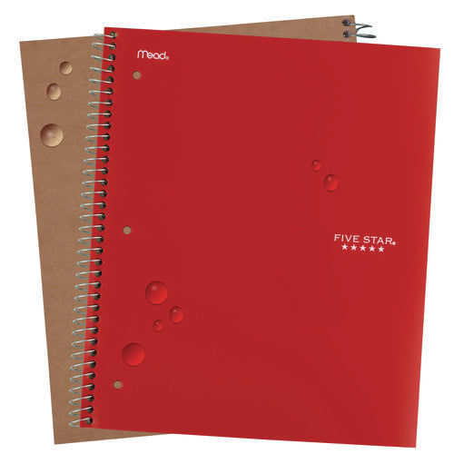 Image of Five Star® Wirebound Notebook, 5-Subject, Medium/College Rule, Randomly Assorted Cover Color, (200) 11 x 8.5 Sheets
