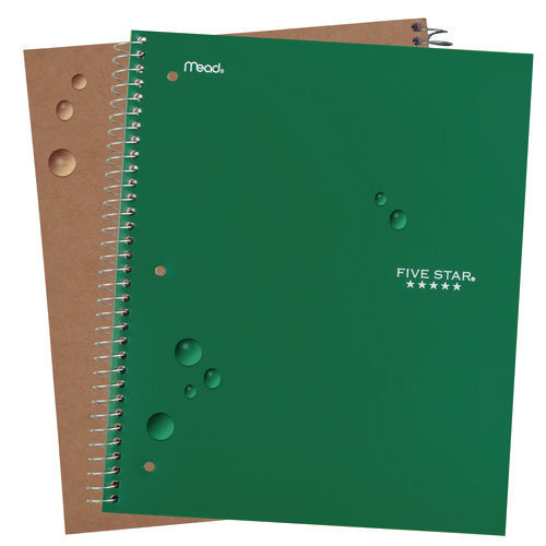 Image of Five Star® Wirebound Notebook, 3-Subject, Medium/College Rule, Randomly Assorted Cover Color, (150) 11 x 8.5 Sheets