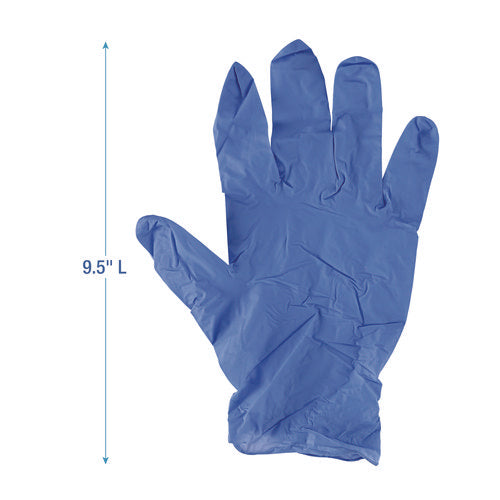 Image of Boardwalk® Disposable General-Purpose Nitrile Gloves, Small, Blue, 4 mil, 1,000/Carton