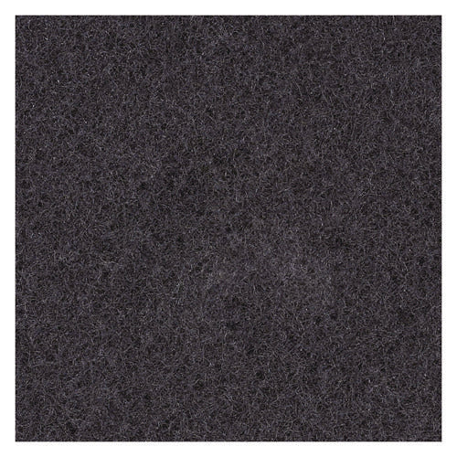 Image of Boardwalk® Stripping Floor Pads, 21" Diameter, Black, 5/carton