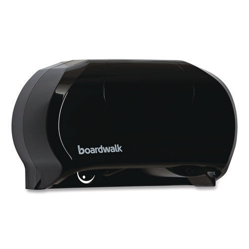 Image of Boardwalk® Standard Twin Toilet Tissue Dispenser, 13 x 6.75 x 8.75, Black