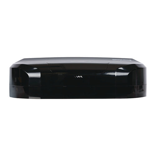 Image of Boardwalk® Jumbo Twin Toilet Tissue Dispenser, 20.25 x 6 x 12.25, Black