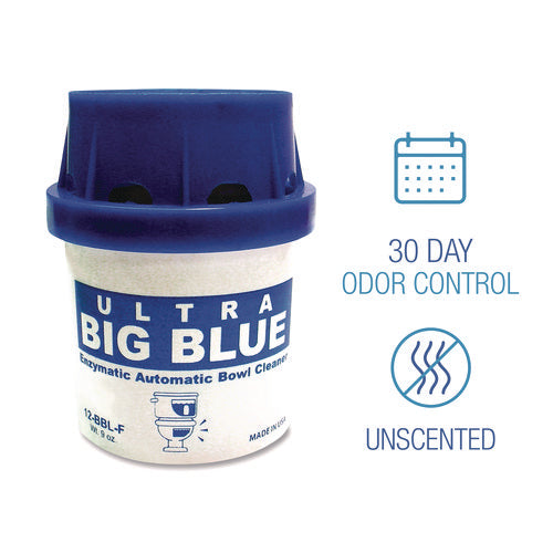 Image of Boardwalk® In-Tank Blue Automatic Toilet Bowl Cleaner, Unscented, 9 oz, 12/Box