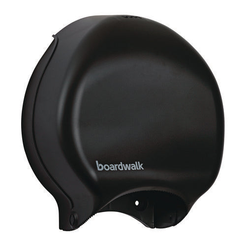Image of Boardwalk® Single Jumbo Toilet Tissue Dispenser, 11 x 6.25 x 12.25, Black