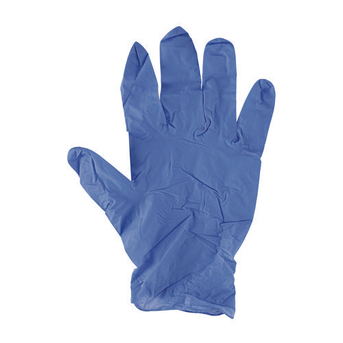 Image of Boardwalk® Disposable General-Purpose Nitrile Gloves, Small, Blue, 4 mil, 1,000/Carton
