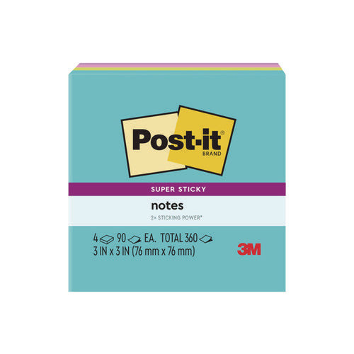 Image of Scotch Office Essentials Kit, 7 Pads Assorted Super Sticky Notes, 1 Pack Flags, Roll Magic Tape, Roll Super-Hold Tape, 1 Scissors