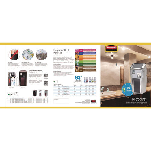 Image of Rubbermaid® Commercial Microburst 3000 Refill, Linen Fresh, 2 Oz Aerosol Spray, 12/carton