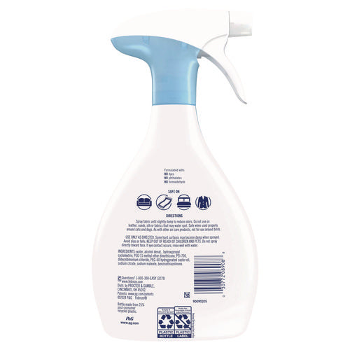 Image of Febreze® FABRIC Refresher/Odor Eliminator, Unscented, 23.6 oz Spray Bottle, 4/Carton
