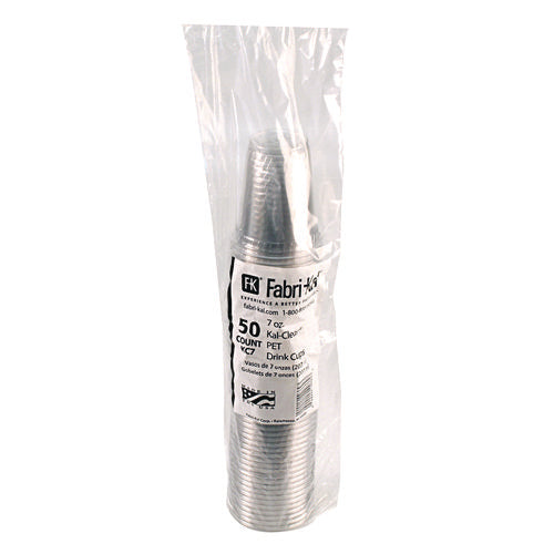 Image of Fabri-Kal® Kal-Clear PET Cold Drink Cups, 7 oz, Plastic, Clear, 1,000/Carton