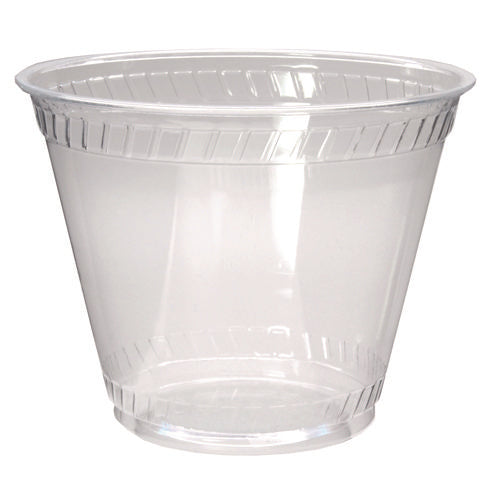 Image of Fabri-Kal® Kal-Clear PET Cold Drink Cups, Old Fashioned Glass, 9 oz, Plastic, Clear, 50/Sleeve, 20 Sleeves/Carton