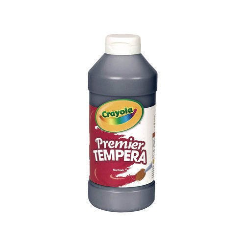 Image of Crayola® Premier Tempera Paint, Black, 16 Oz Bottle