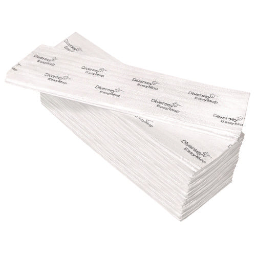 Image of Diversey EasyMop Single-Use Microfiber Mop, 16 x 5.3, 10/Carton