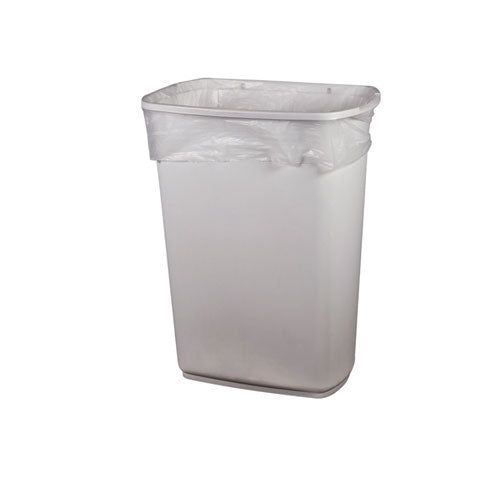 Image of Heritage Linear Low-Density Can Liners, 16 gal, 0.7 mil, 24" x 32", Clear, Flat Pack, 500/Carton