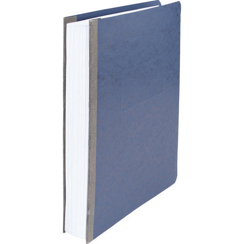 Image of ACCO Pressboard Report Cover With Tyvek Reinforced Hinge, Two-Piece Prong Fastener, 3" Capacity, 8.5 X 11, Dark Blue/dark Blue