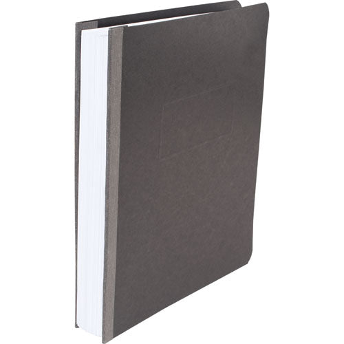 Image of ACCO Pressboard Report Cover With Tyvek Reinforced Hinge, Two-Piece Prong Fastener, 3" Capacity, 8.5 X 11, Black/black
